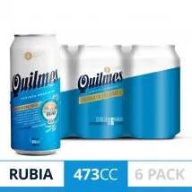 Cerv Quilmes Lata 6x473CC