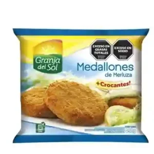 Medallon Merluza Granja D/Sol x450G