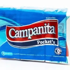 Pañuelos Campanita 6x10U