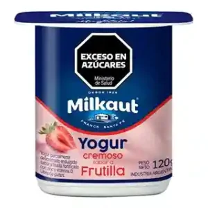 Yogur Frutilla Milkaut x120G