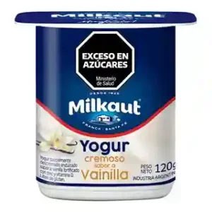 Yogur Vainilla Milkaut x120G