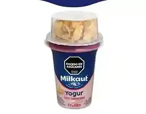 Yogur C/Cereales Frutilla Milkaut x155G
