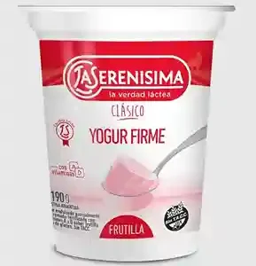 Yogurt Firme Frutilla LS x190G