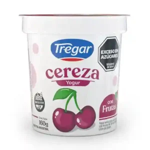 Yogurt Cereza C/Fruta Tregar x160G