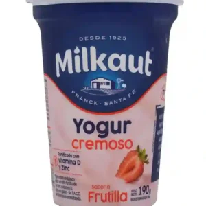 Yogur Frutilla Milkaut x190G