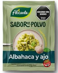 Sabor Polvo Albahaca y Ajo Alicante