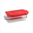 Fuente Asadera C/Tapa Pyrex 1,9L